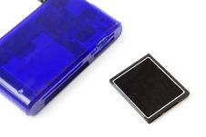 CompactFlash With Reader Royalty Free Stock Photos