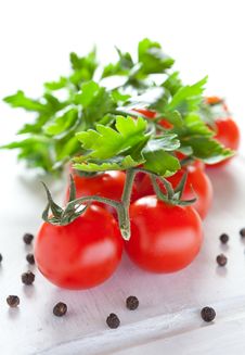 Fresh Vine Tomatoes Royalty Free Stock Photo Fresh Vine Tomatoes Royalty Free Stock Photo