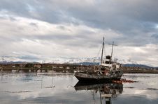 An Abandoned Ship In The Bay Of Ushuaia Royalty Free Stock Images An Abandoned Ship In The Bay Of Ushuaia Royalty Free Stock Images