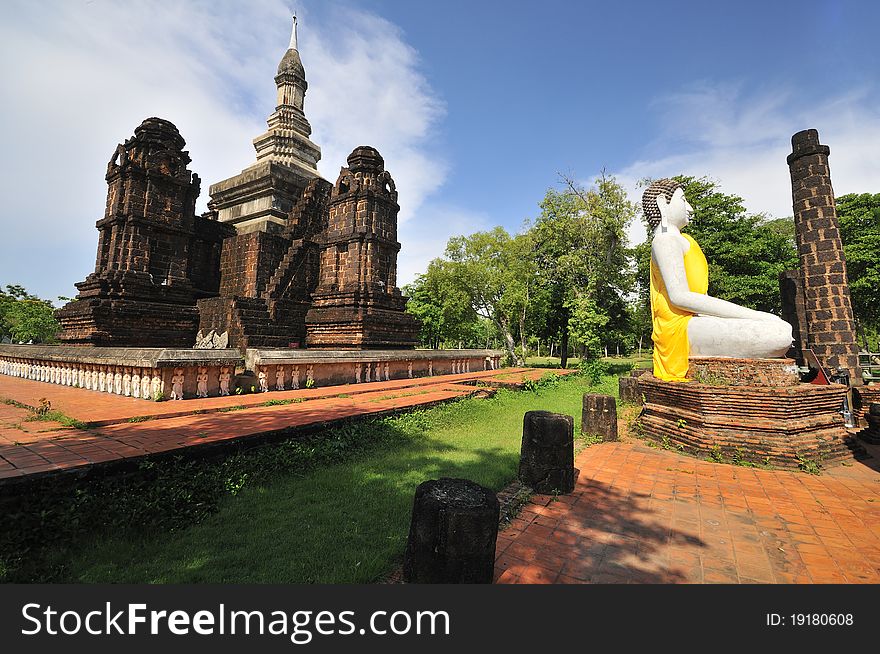 Ancient Pagoda Siam at Lamphun, Thailand. Ancient Pagoda Siam at Lamphun, Thailand