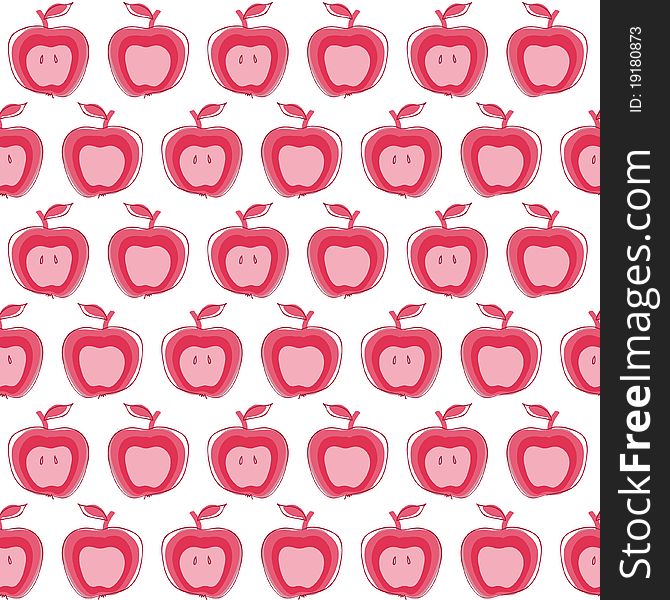 Apple Seamless background