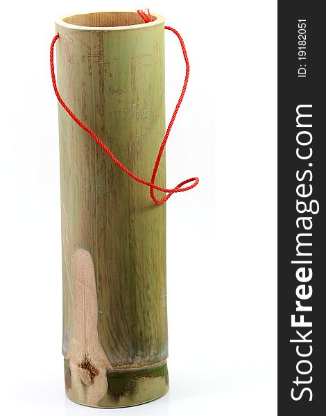 Isolated Bamboo on white background