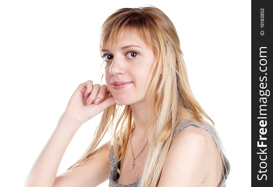 Girl with long hair