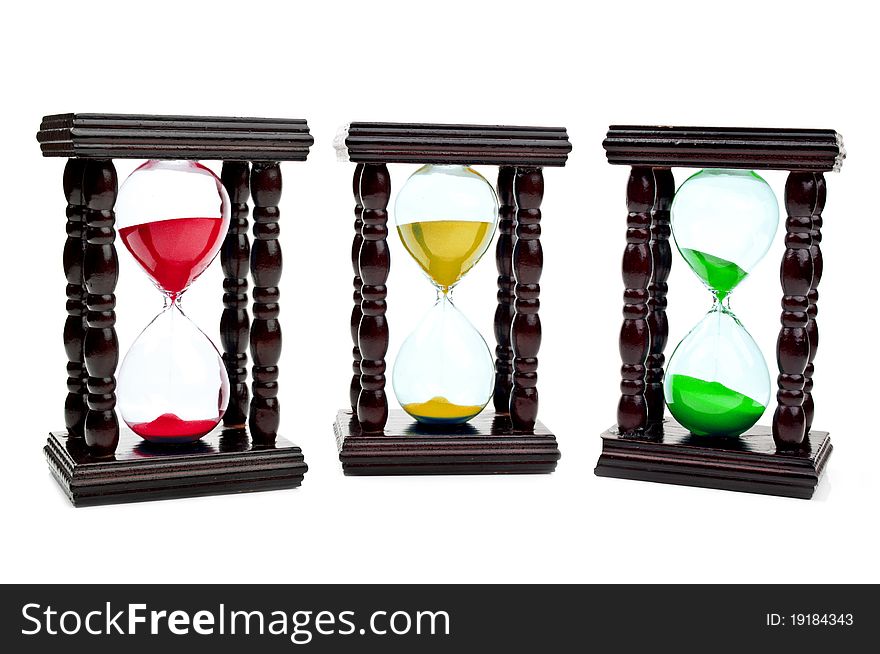 Colored Hourglass