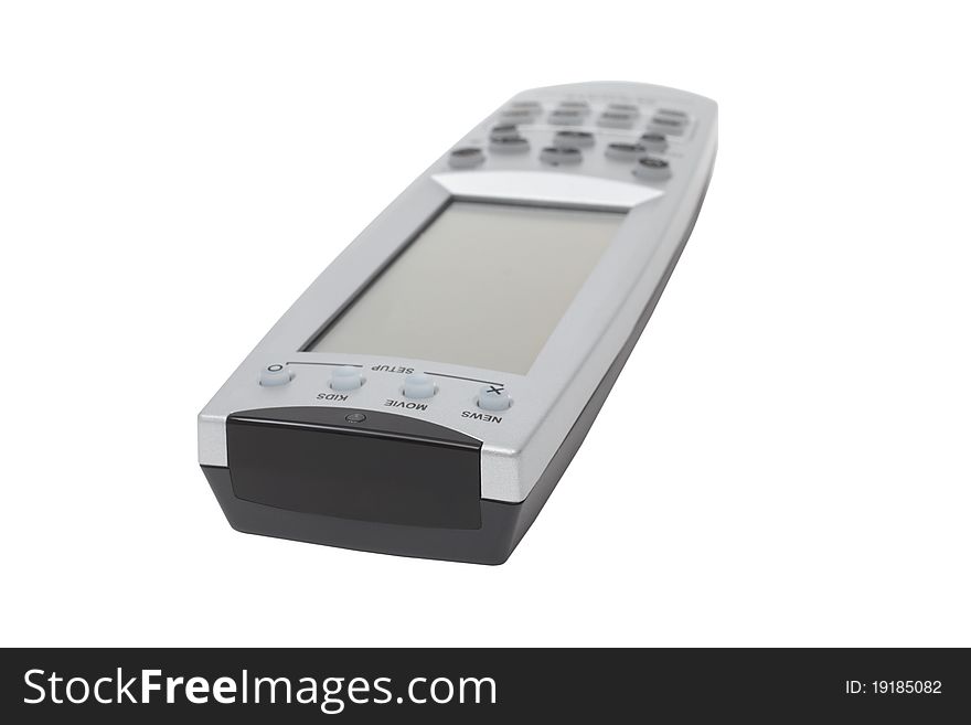Universal Remote Control isolated over white