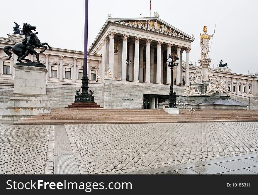 Building of Parliament, Vienna, Austria