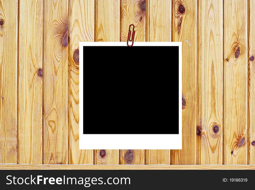 Wooden background of the harvest with frame