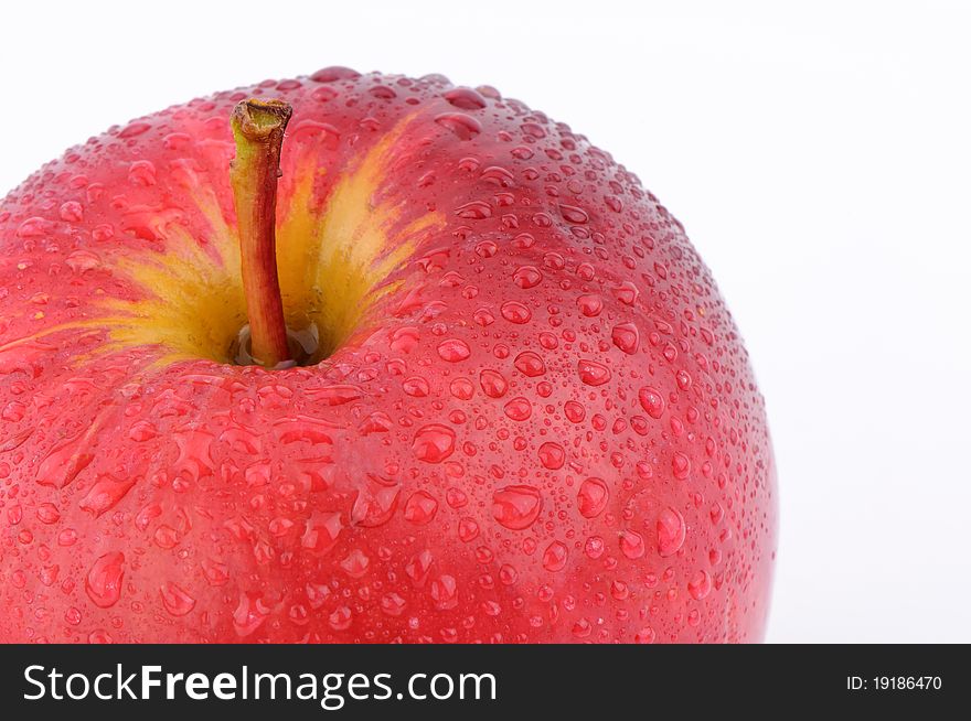 Red Apple on white background. Red Apple on white background