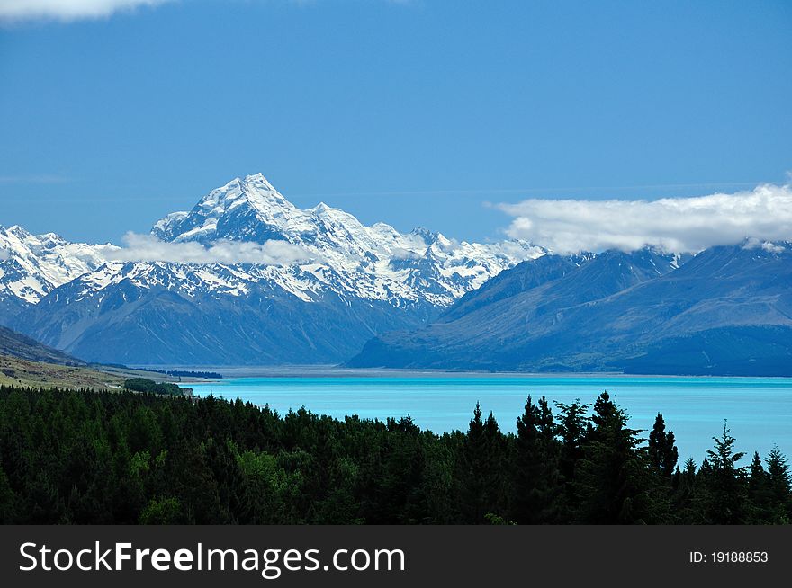 Lake Pukaki, Southland New Zealand