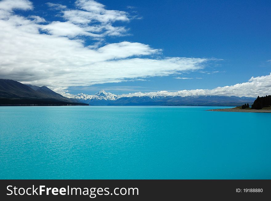 Lake Pukaki, Southland New Zealand