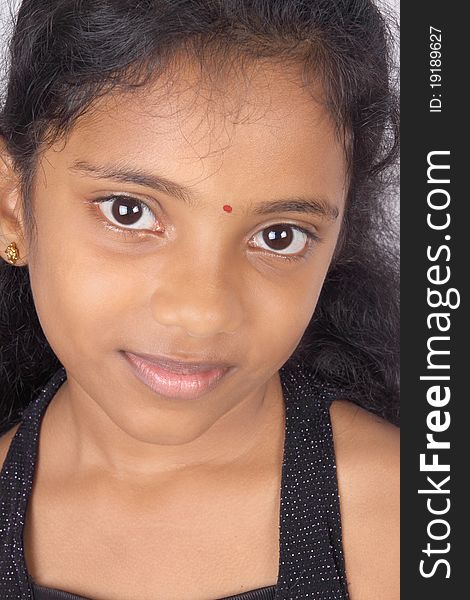 Portrait of Indian Teenage Girl