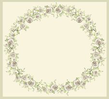 Beautiful Decorative Framework With Flowers. Greet Stock Images Beautiful Decorative Framework With Flowers. Greet Stock Images