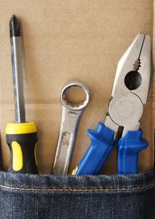 Tools Jeans Royalty Free Stock Photos