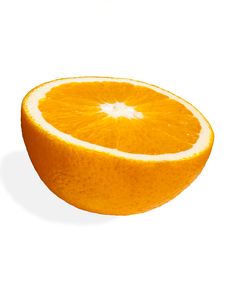 Half An Orange Royalty Free Stock Image Half An Orange Royalty Free Stock Image