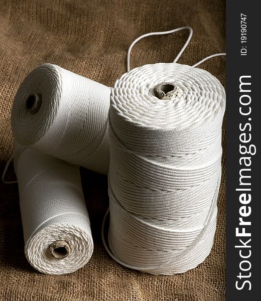 Cord rolls, material for the manufacture of candles. Cord rolls, material for the manufacture of candles