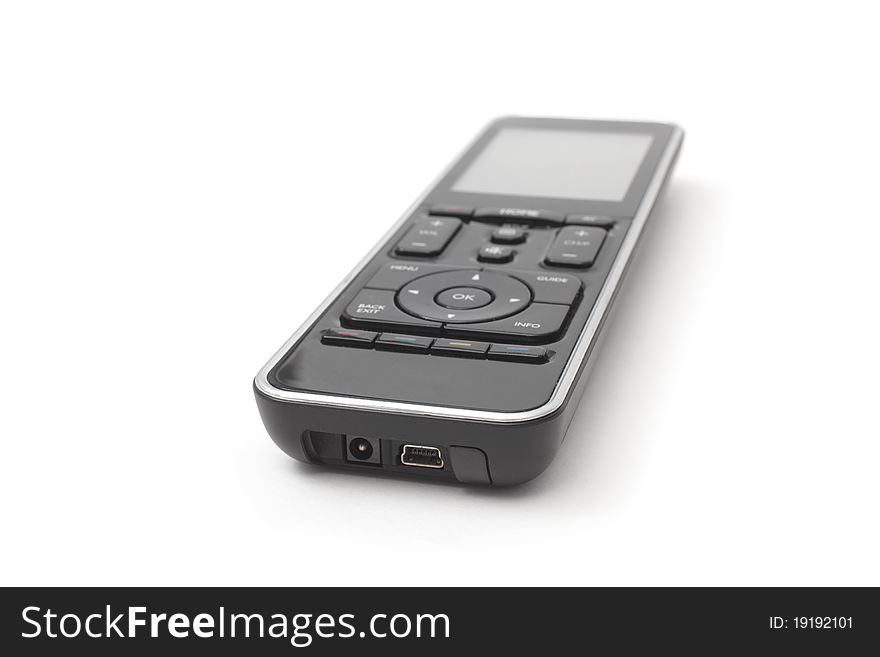 Universal Remote Control isolated over white