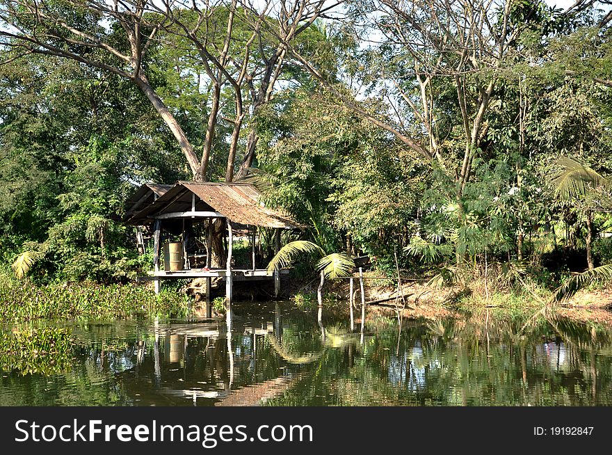 Rural area in singburi province the central of thailand