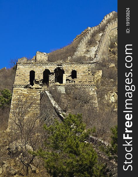 China great wall, architecture, ancient building