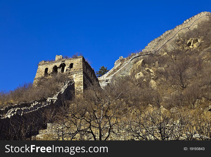 China great wall, architecture, ancient building