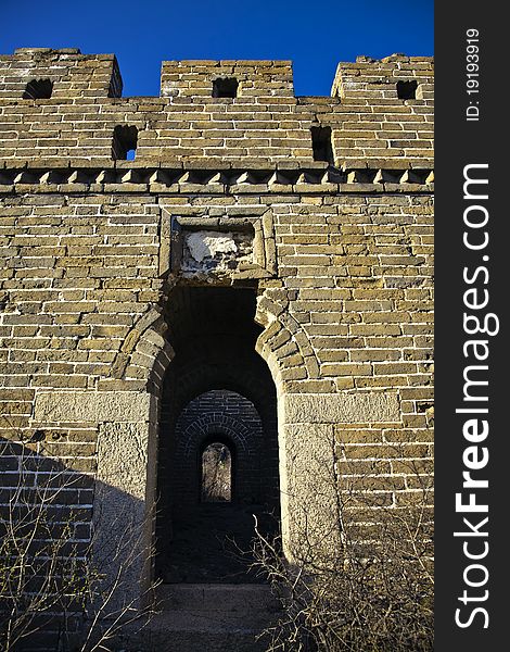 China great wall, architecture, ancient building