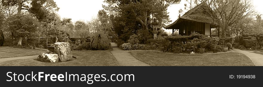 Japanese Garden Panorama