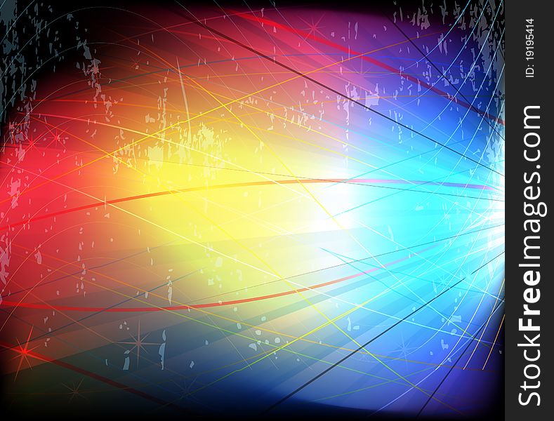 Abstract spectral rainbow striped background. Abstract spectral rainbow striped background