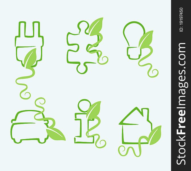 Green Concept Icons.