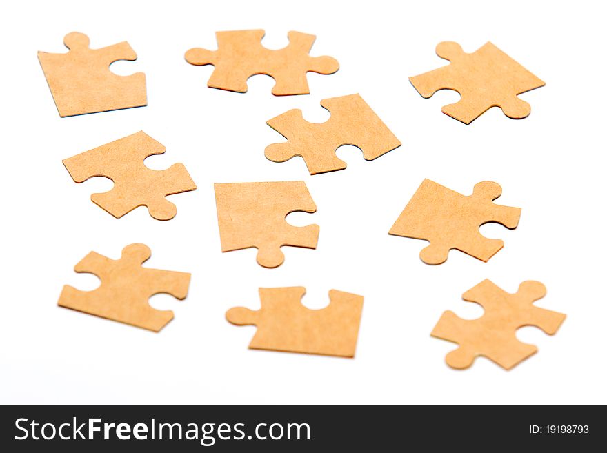 Cardboard jigsaw puzzle