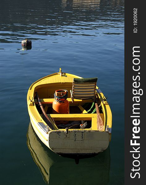 Boat at the sea on the south of montenegro. Boat at the sea on the south of montenegro