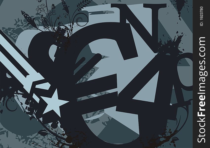 Typography Grunge Background