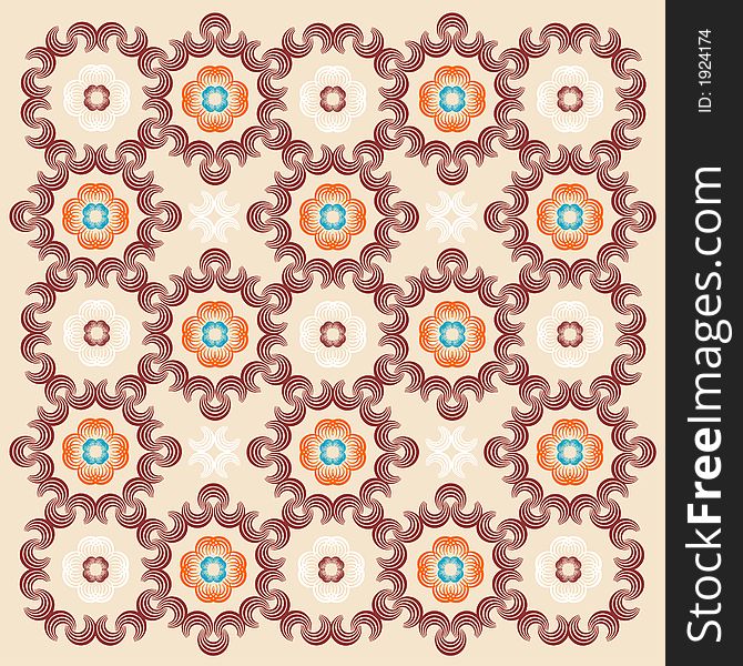 Decorative Wallpaper Background. Vector File, change colors easily. Decorative Wallpaper Background. Vector File, change colors easily.