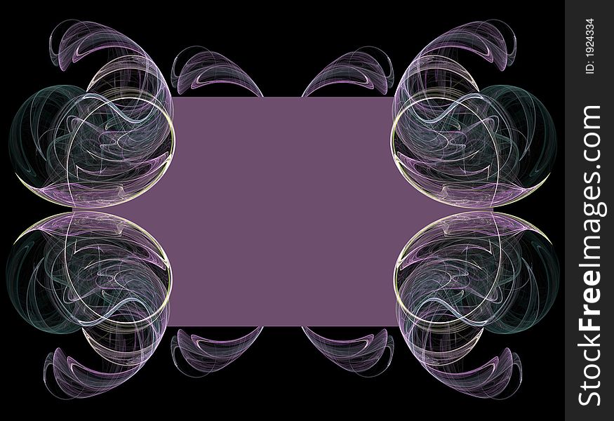 Purple Fractal Background