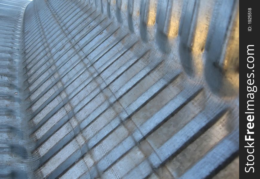 Metal building detail - texture and pattern. Metal building detail - texture and pattern