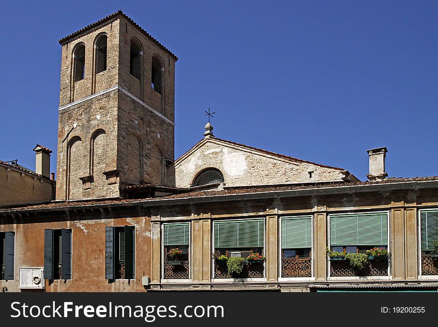 Venice, church in Veneto, Italy, Europe