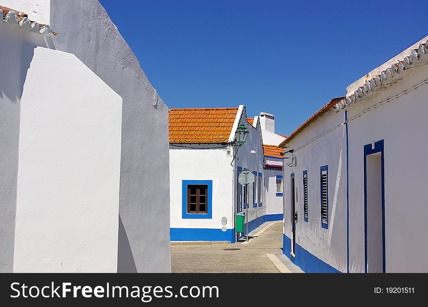 Street of Santa Susana village.