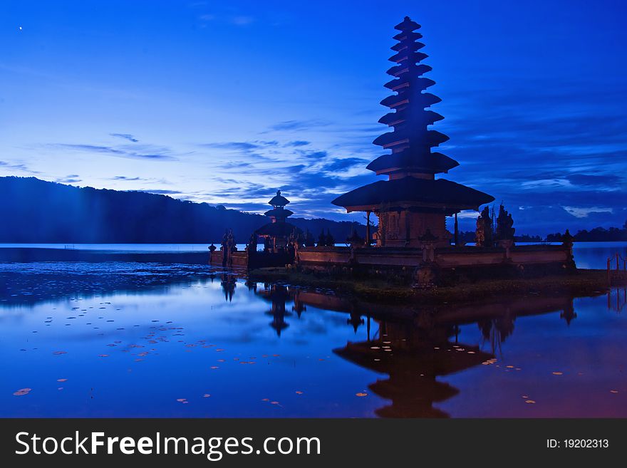 Peaceful view of a Lake at Bali Indonesia. Peaceful view of a Lake at Bali Indonesia