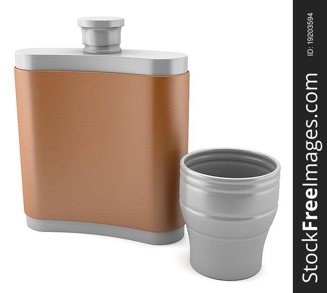 Flask With Cup