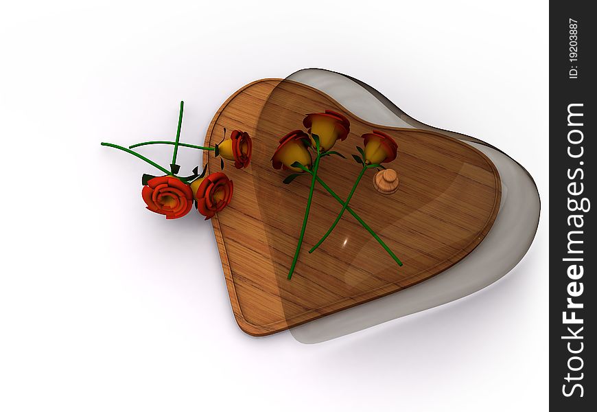 Heart Shaped Box With Roses