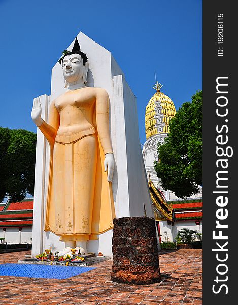 Buddha statue at Wat Mahathat.Phitsanulok,thailand