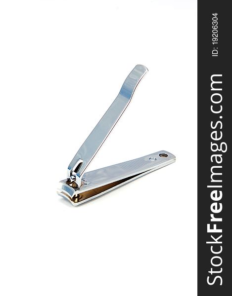 Nail clippers isolated on white background