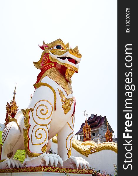 Singha Thai statue model