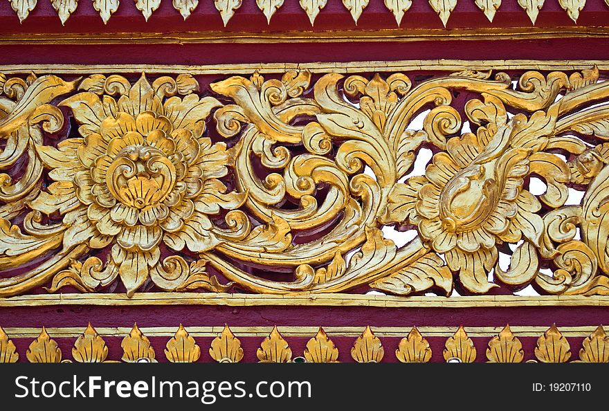 Traditional Thai style art pattern