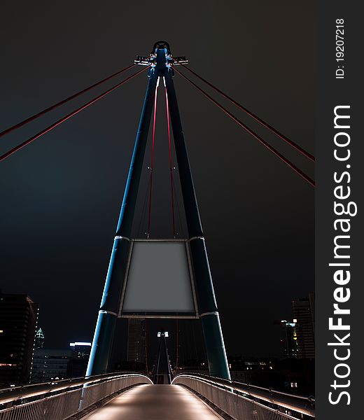 Large modern bridge lamp lighting