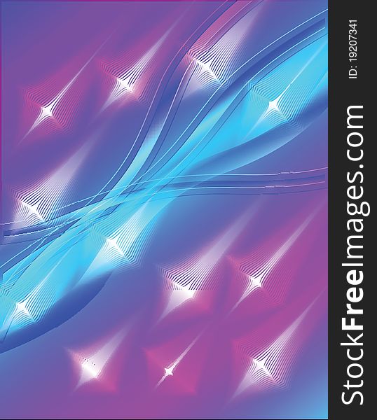 Beautiful bright abstract background. illustration