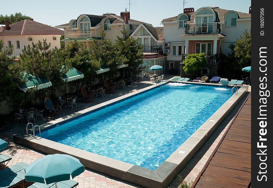 Outdoor Swimming Pool At The Hotel