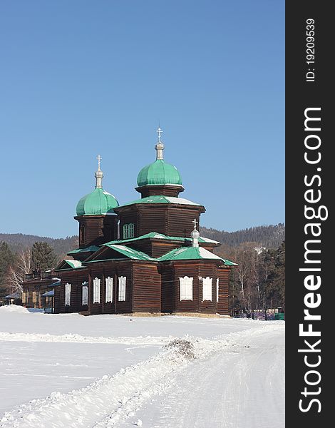 St. Nicholas Church is located in a suburb of Ulan-Ude, in the ethnographic museum of the peoples of Transbaikalia.