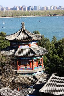 Pavilion In Summer Palace, Beijing Stock Photos Pavilion In Summer Palace, Beijing Stock Photos