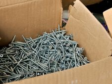Box Of Screws Stock Photography Box Of Screws Stock Photography