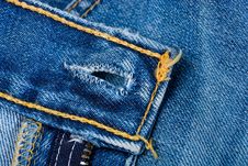 Free Blue Denim Jeans Stock Photography - 19216512
