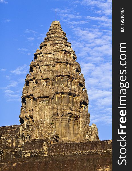 Asian temple ruins near in Angkor Wat, Cambodia